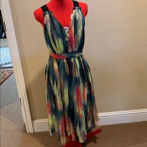 Simply Vera by Vera Wang Watercolor Dress in XS